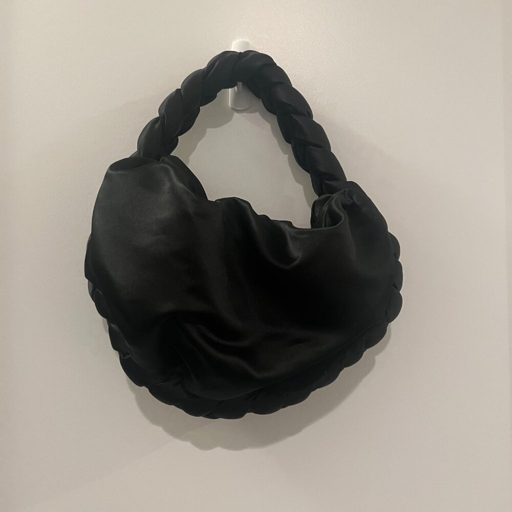 Olivia Wolfe London Custom Silk Purse in Black - Picture 3 of 6